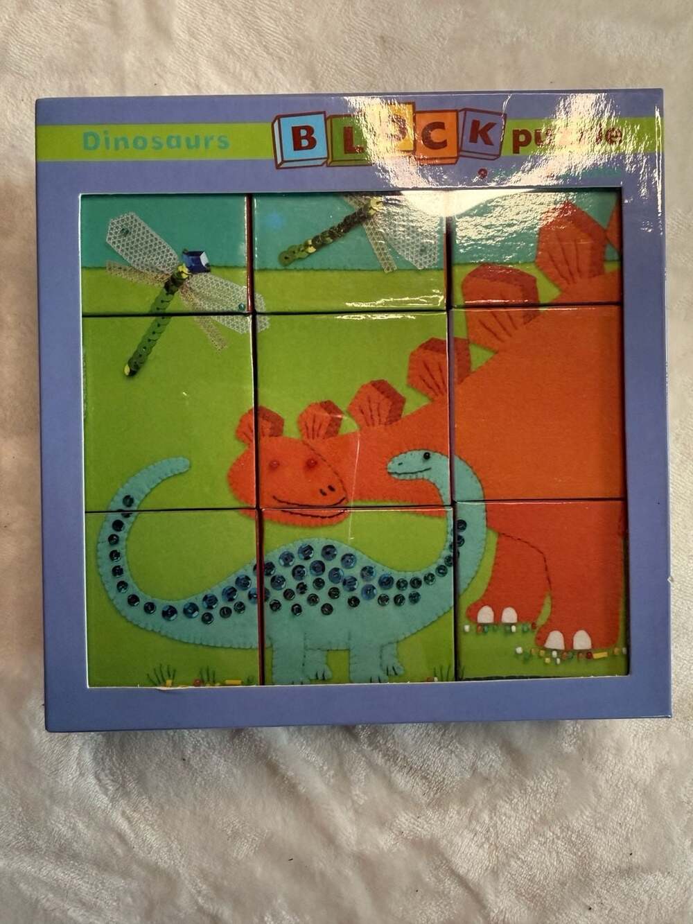 Barefoot Books Dinosaurs Block Puzzle